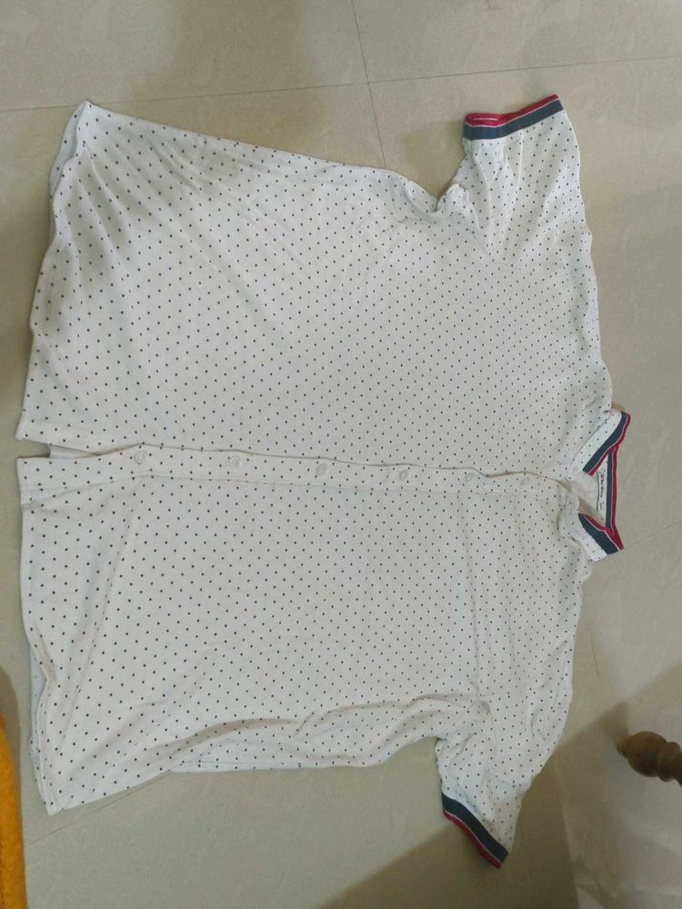 Wildwest white Polka t-shirt