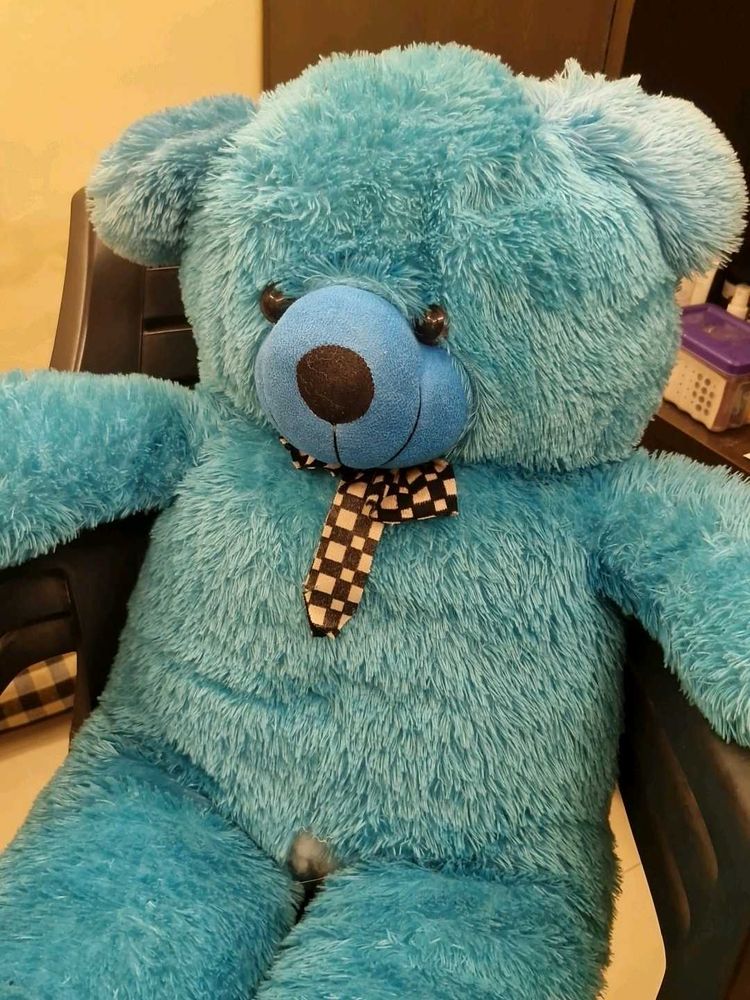 Giant Blue Teddy Bear