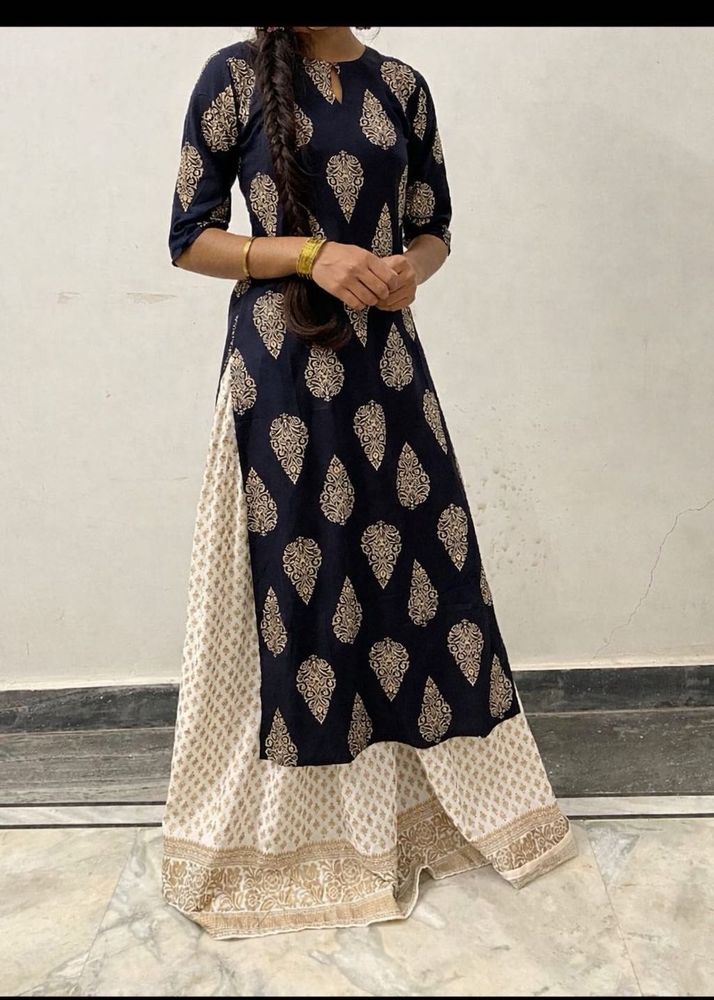 Elegant Printed Kurta Dress