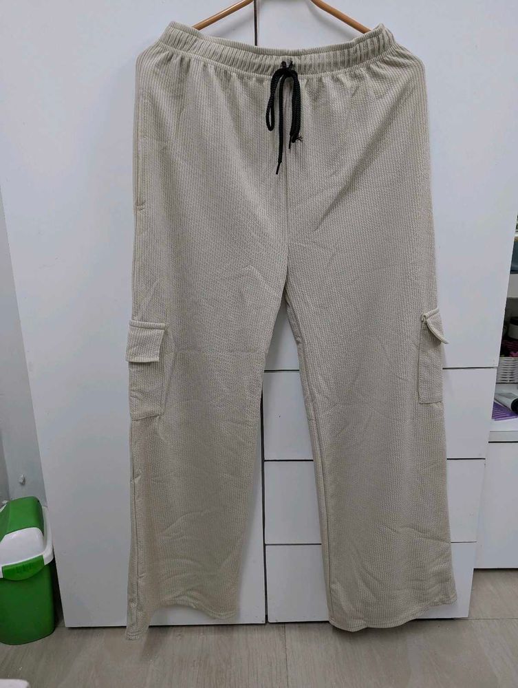 Beige Joggers