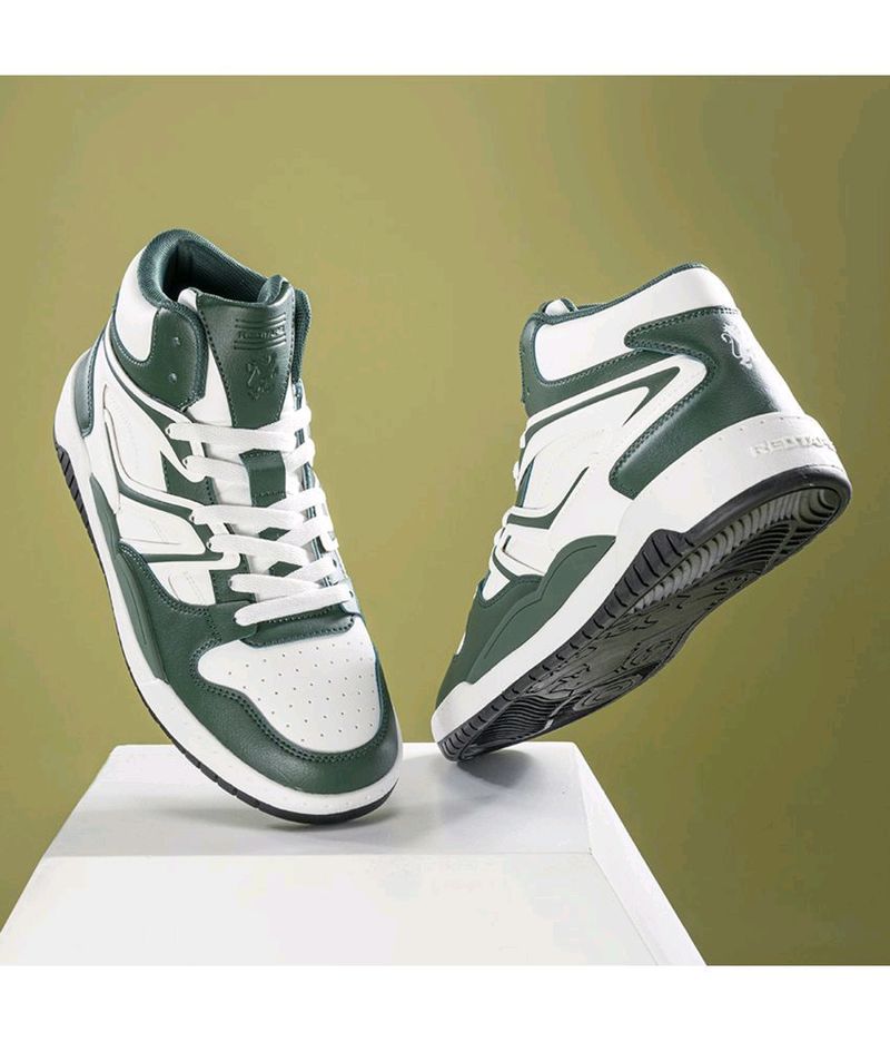 Red Tape Branded Mens Sneakers Shoes 8(GreenWhite