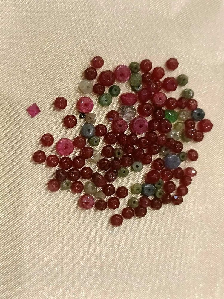 Mixed Gemstone Faceted Beads