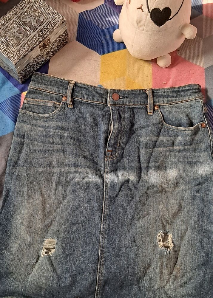 Denim Skirt