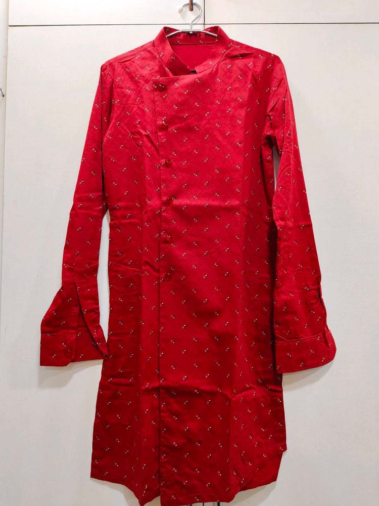 Red Kurta For Men