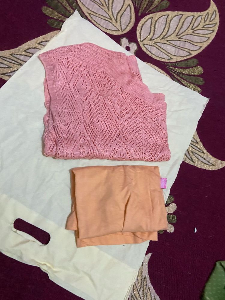 Crochet Top With Inner Wear