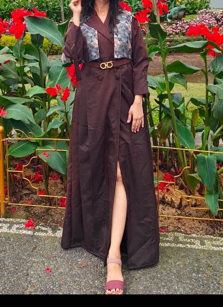 Beautiful Maxi Trench Coat Dress