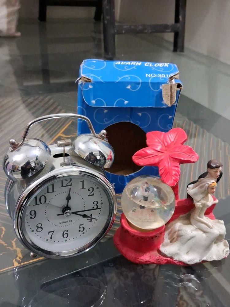 Alarm Clock &amp; Figurines Set