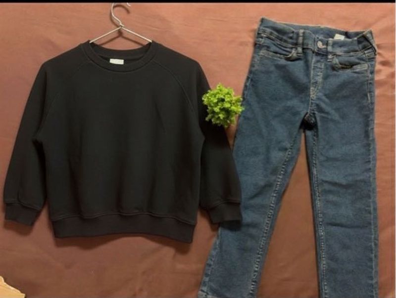 Zara Sweatshirt &amp; H&amp;MJean Set