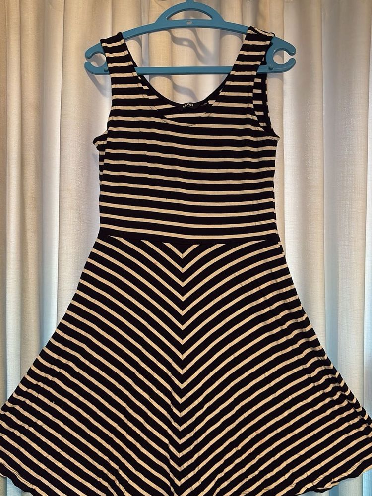 Striped Sleeveless Dress