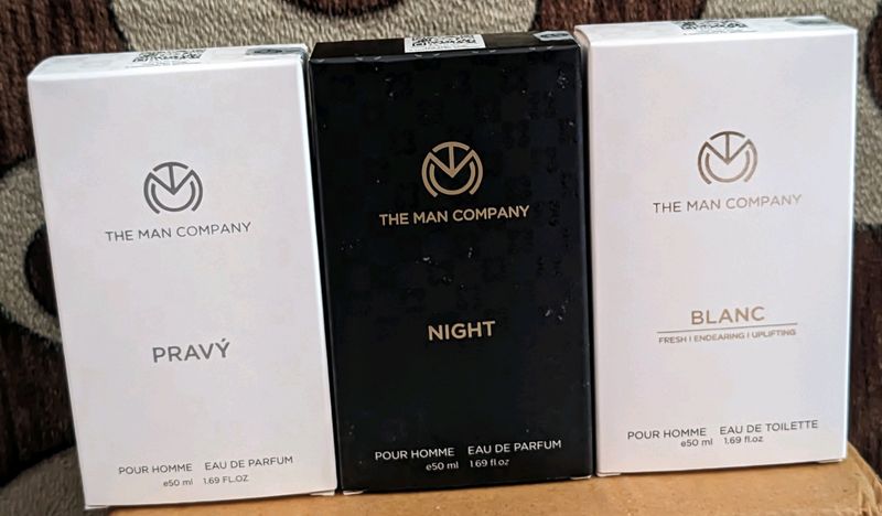 Combo Of 3 Premium The Man Company Perfume