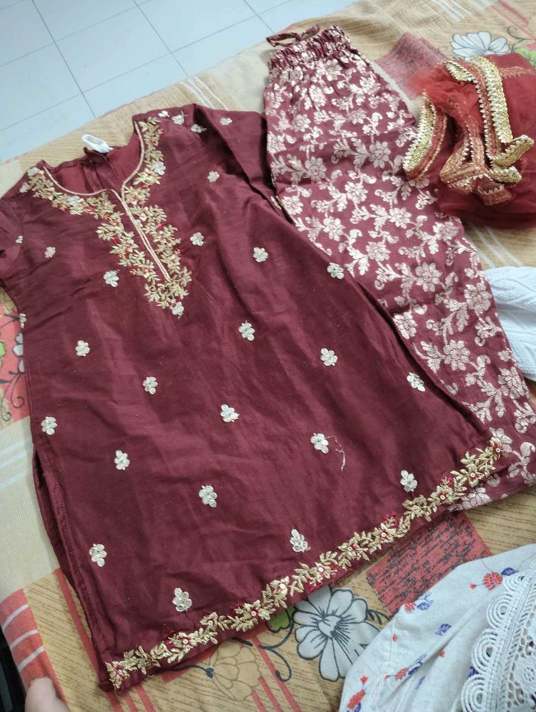 Elegant Embroidered Kurta Set
