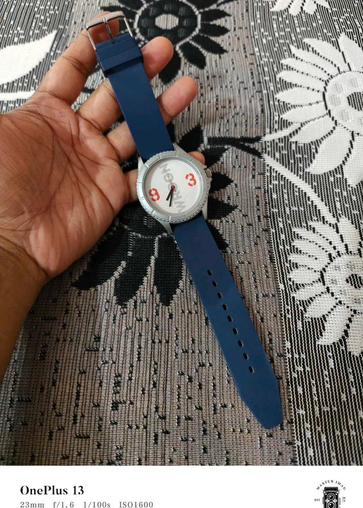 Wrist Watch - Blue Band