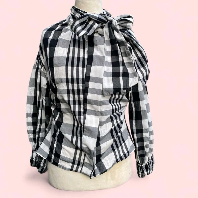 Zara Checked Top