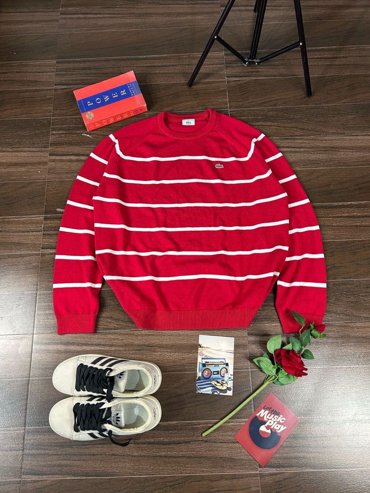 Lacoste Striped Sweater