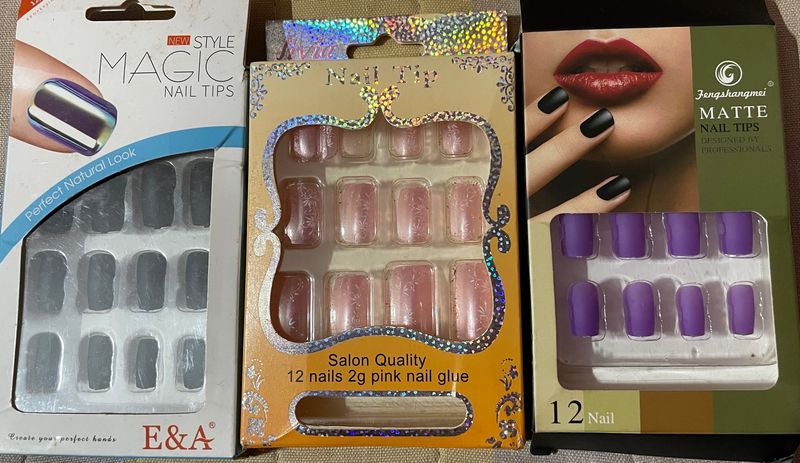Nail Tips- Pack Of 3