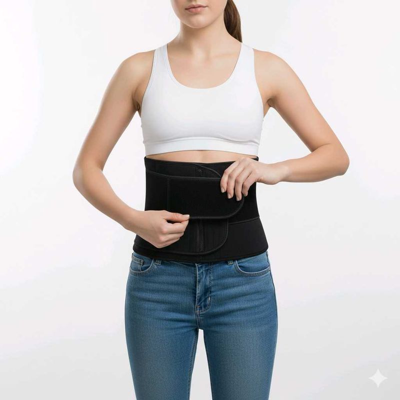 Black Waist Trainer Belt