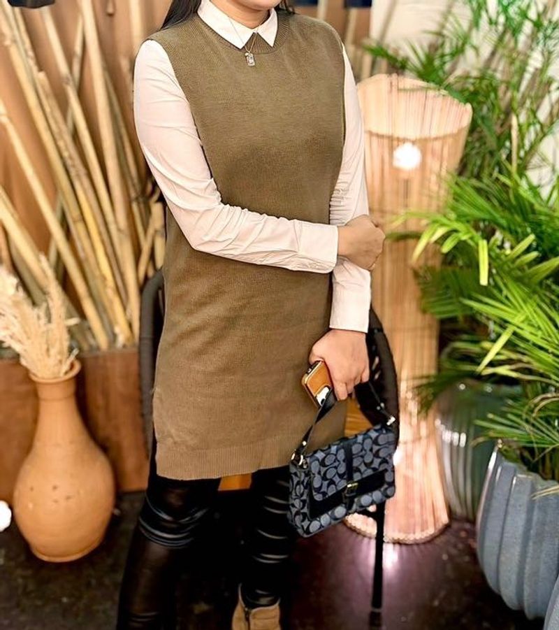 Olive Sleeveless Top