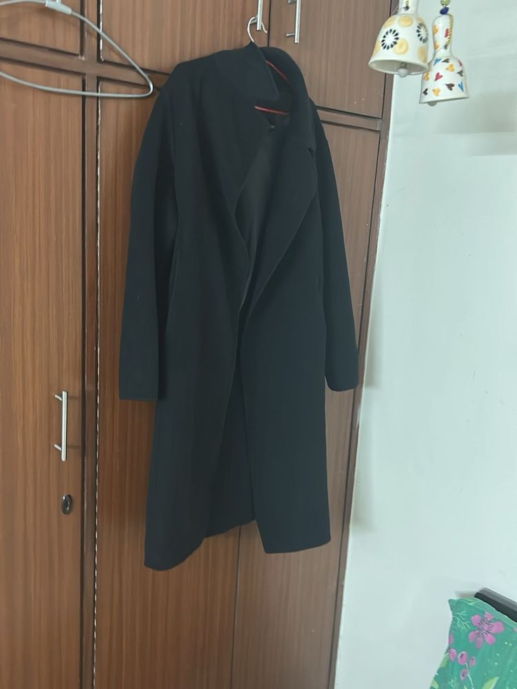 Elegant Black Trench Coat