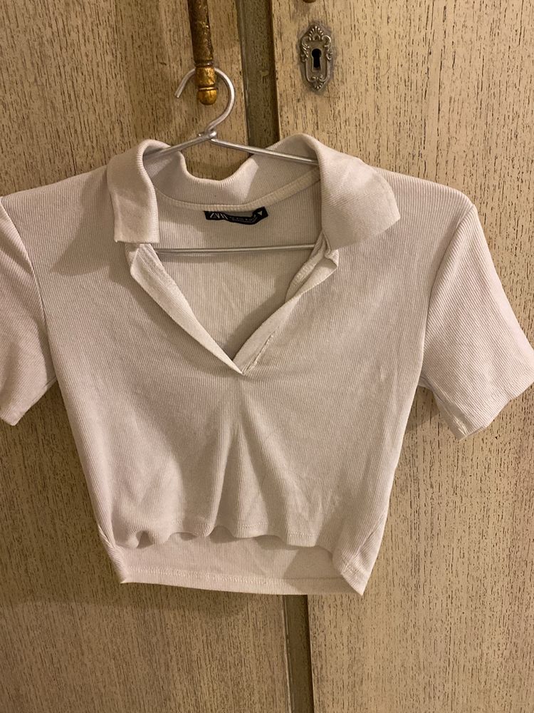 zara polo  tshirt