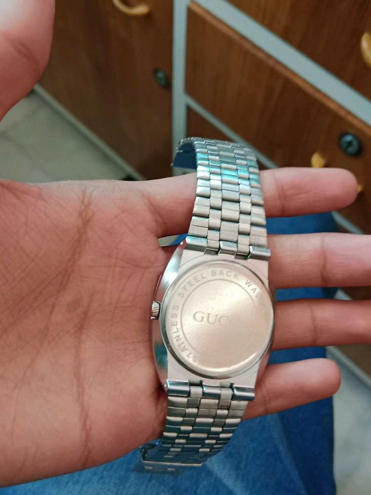 Gucci Steel Back Watch