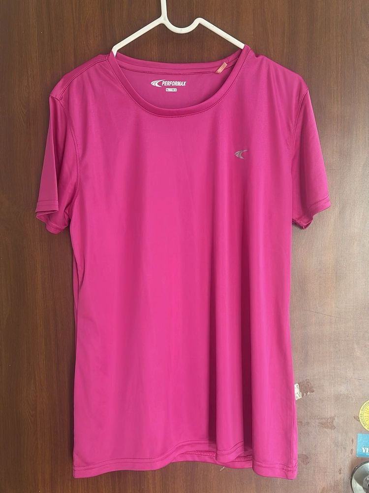 Hot Pink Performax Activewear Tee
