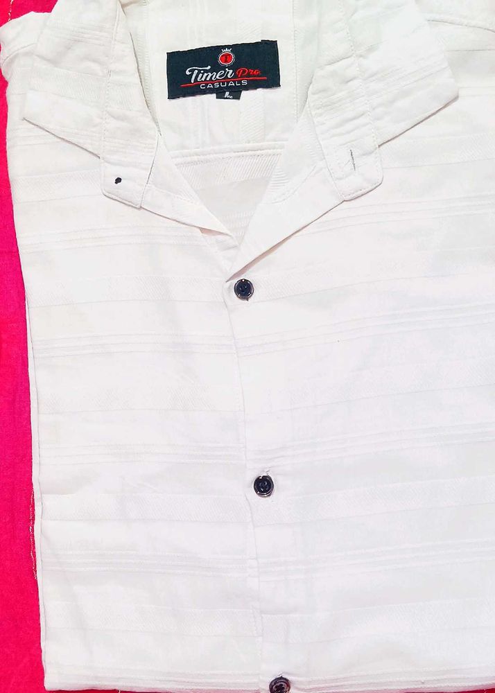 Striped Casual men&#39;s cotton Shirt