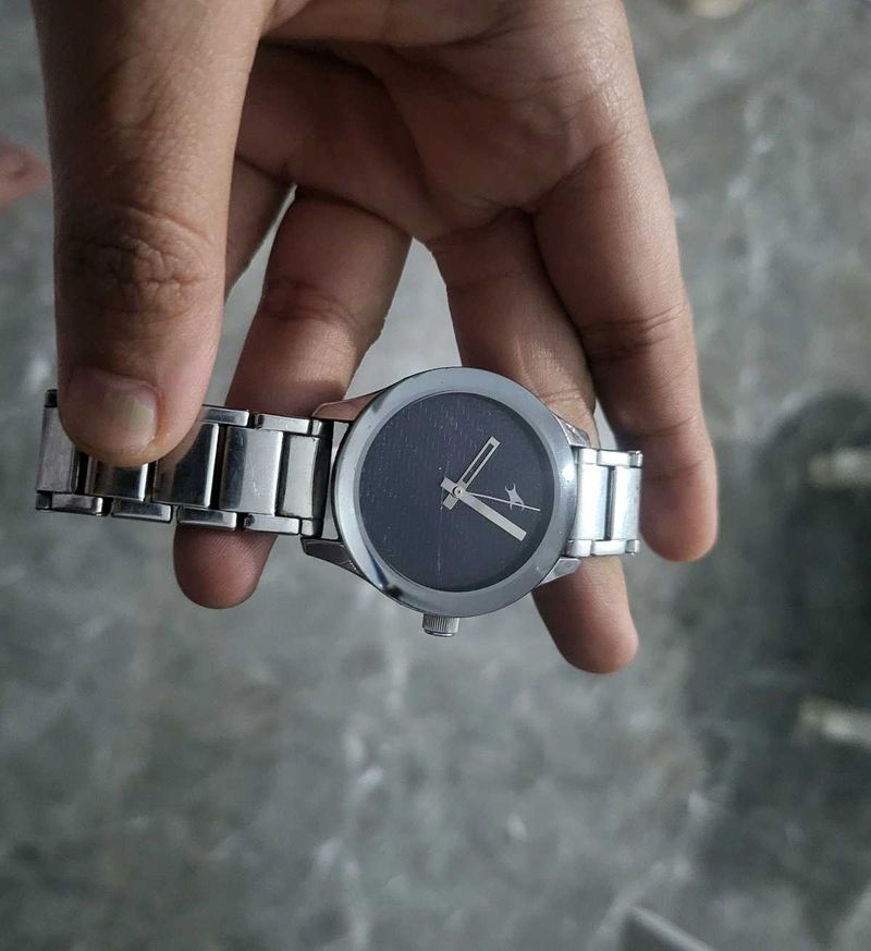 Fastrack Silver Watch