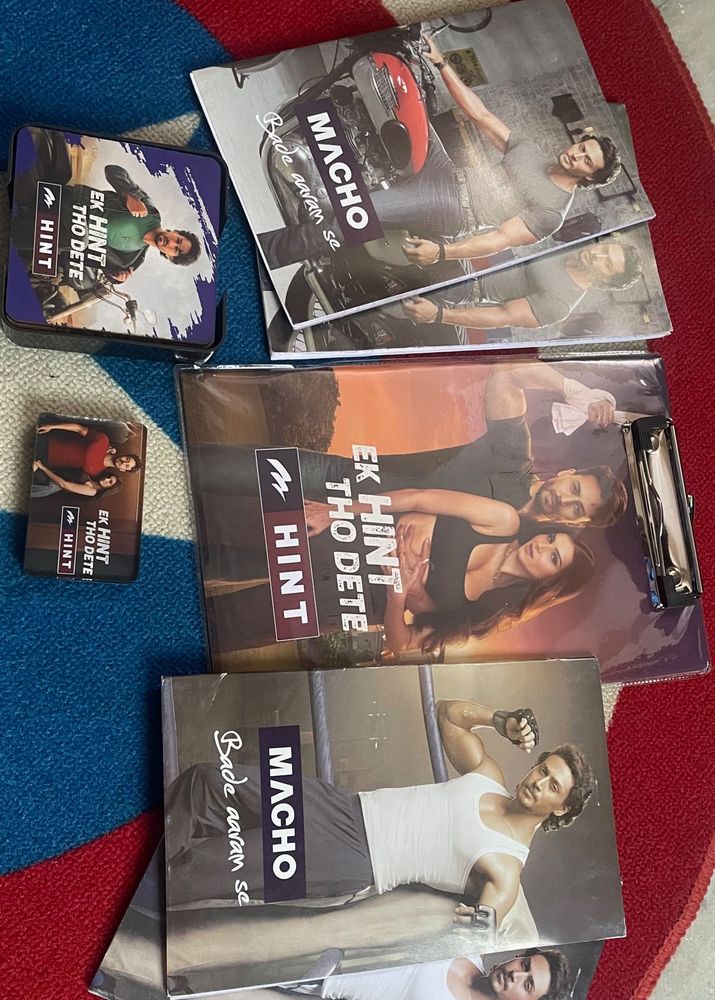 Tiger Shroff Edition Stationery Items