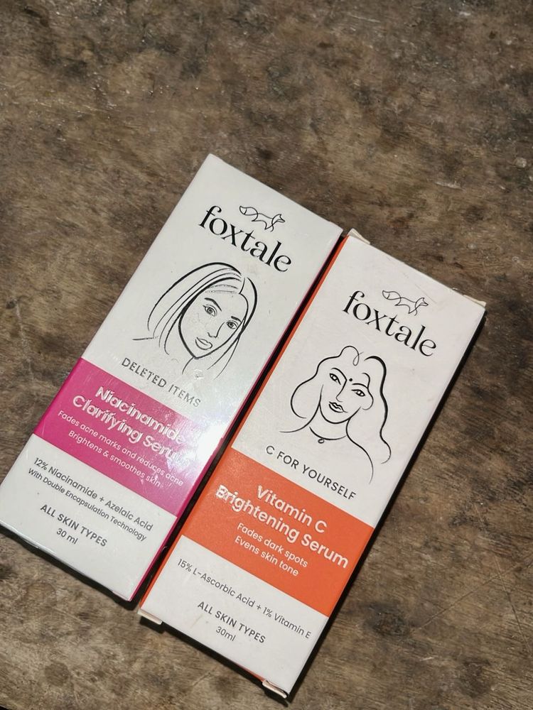 Foxtale Serums - Niacinamide &amp; Vitamin C