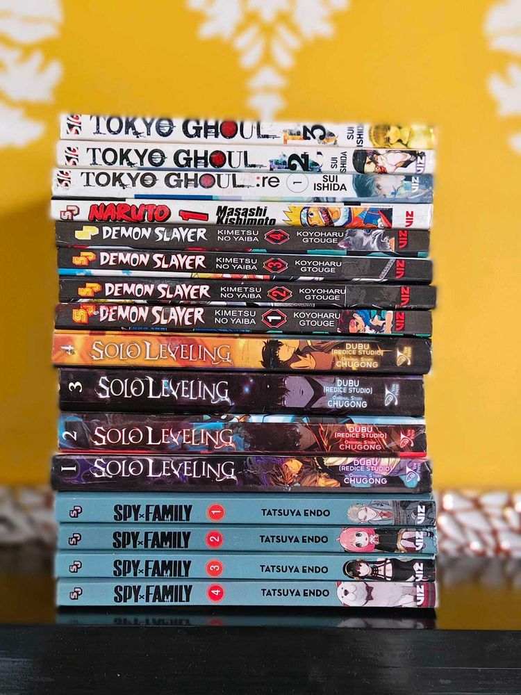 Manga Lot - Tokyo Ghoul, Naruto, Demon Slayer &amp; Mo