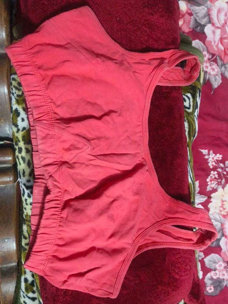 Comfortable Coral Bra