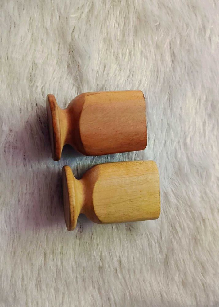 Wood Candle Holders Or Eye Neti Pot