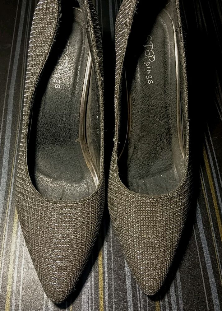 Designer Shimmery Heels