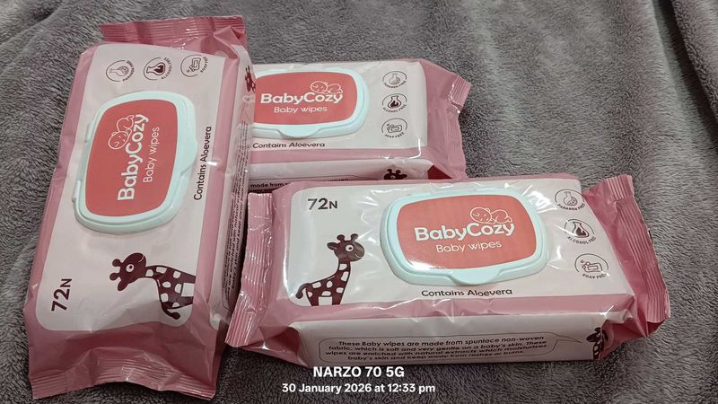 BabyCozy Baby Wipes (3 packs)
