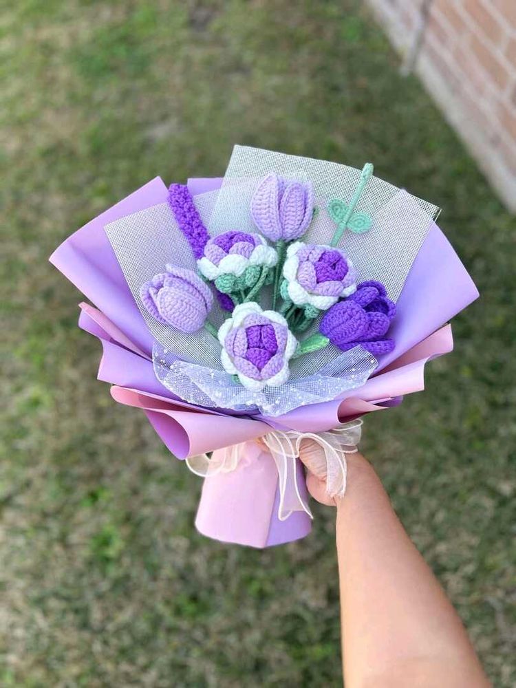 Purple 💜 Flower Bouquet 💐