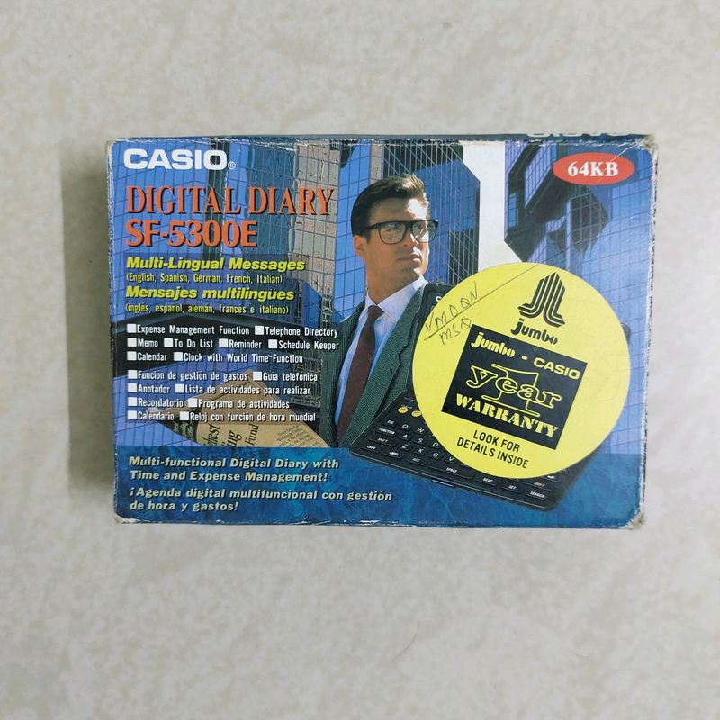 Imported Casio Digital Diary Needs Servicing
