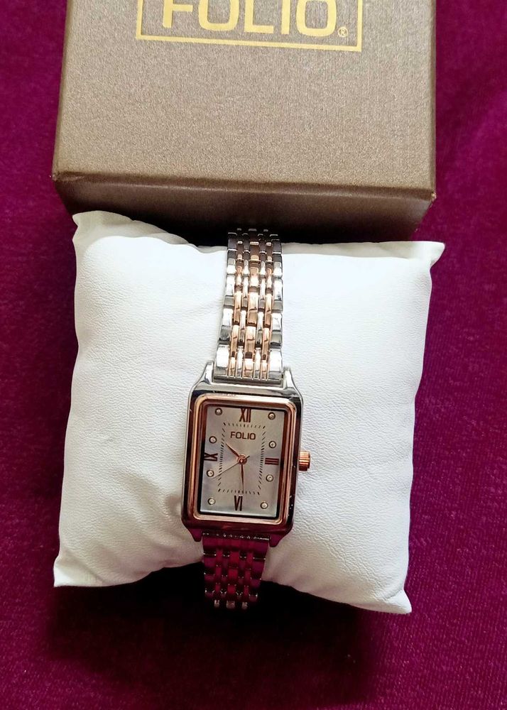 Folio Two-Tone Ladies Watch