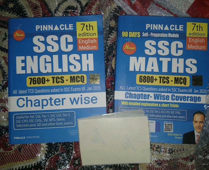 Ssc Maths &amp; English By Pinnacle (7th Edition 2025)