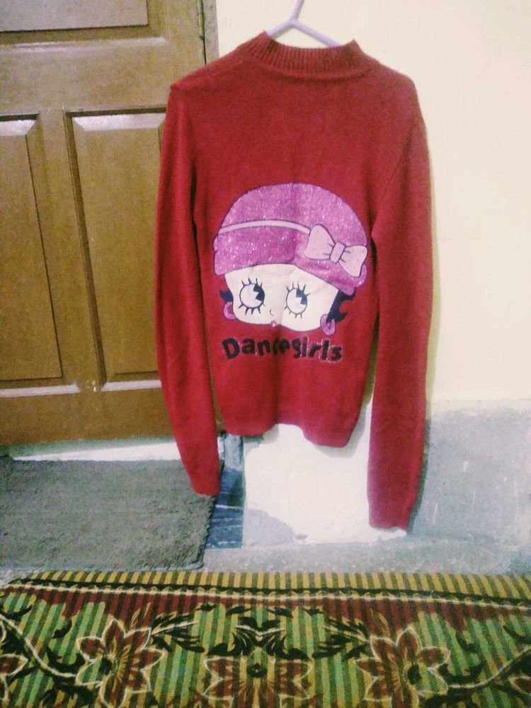 Dancing girl sweater Only In Coins
