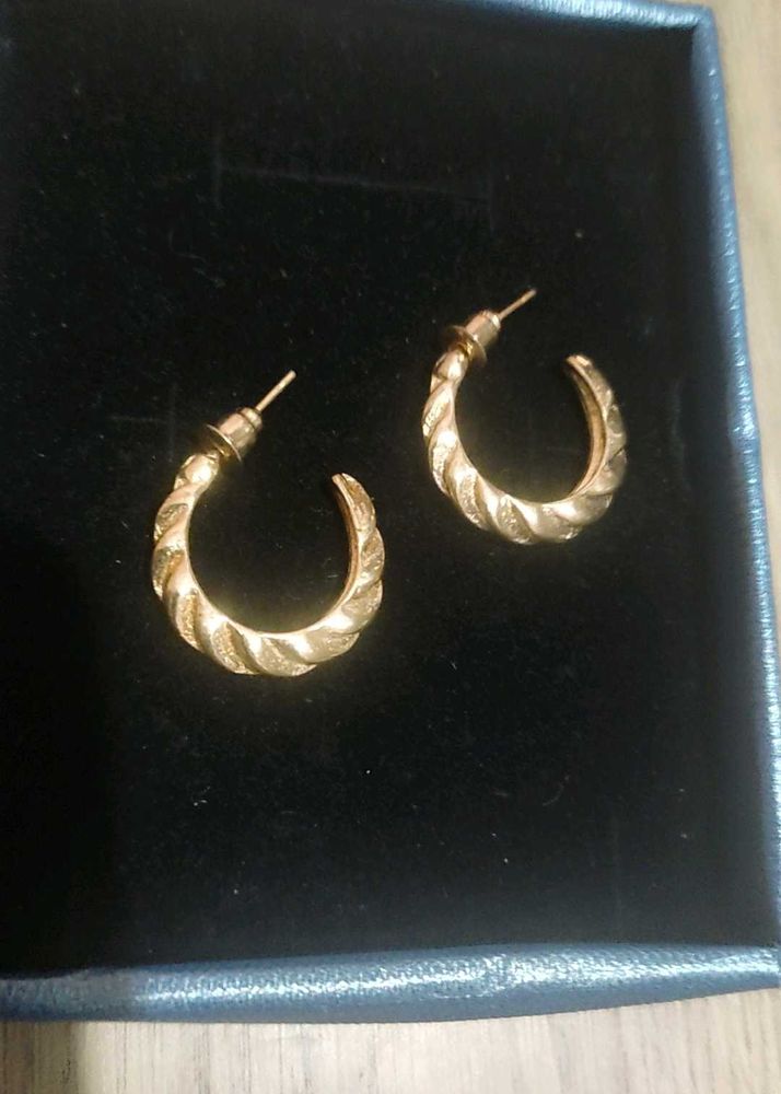 Gold Hoop Earrings