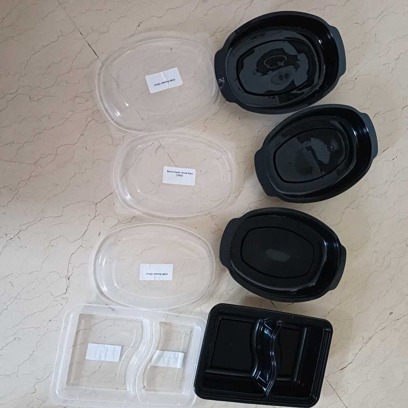 Large size (500 gm) Food Containers with Lids
