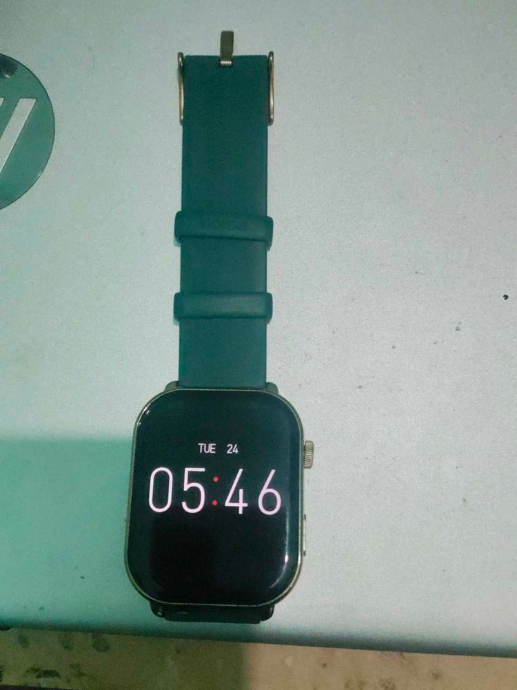 Smart Watch - Green Band + Calling Feature
