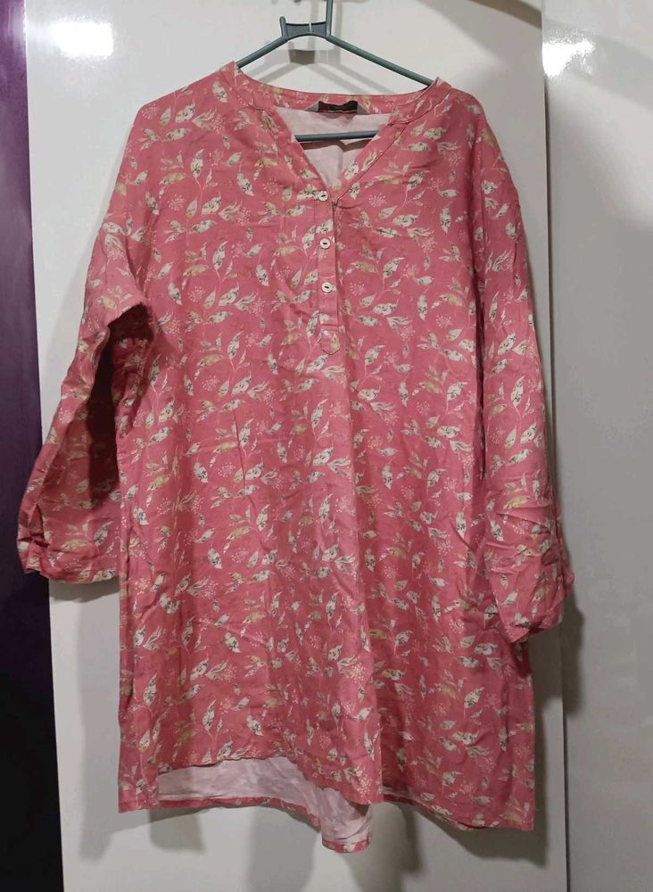 Floral Print Pink Top!