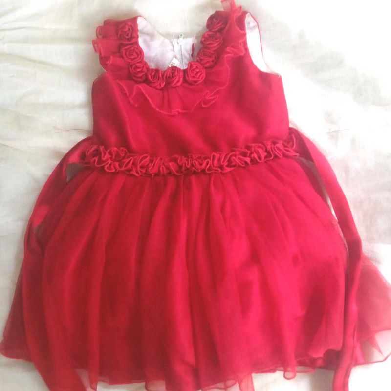 Maroon Girls Dress