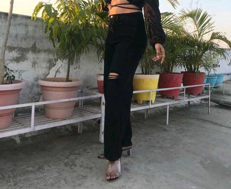 Ripped Black Jeans