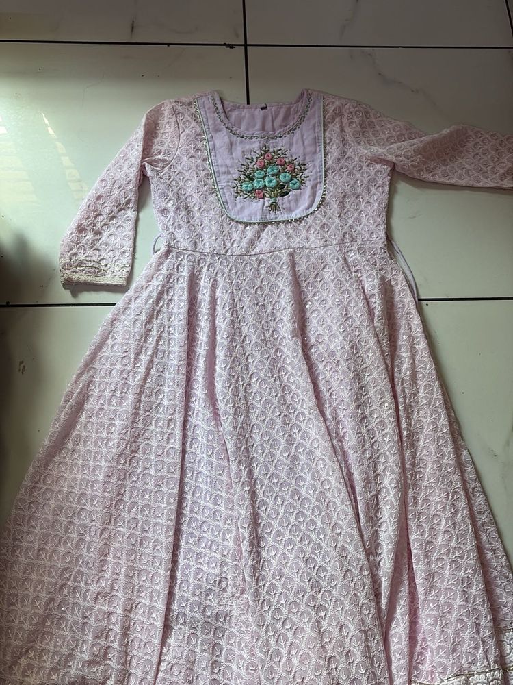 Elegant Lavender Kurta Set