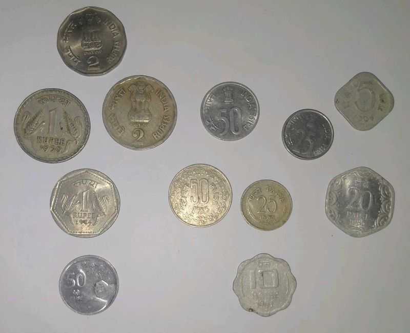 11 Different 1970-2000 Coins