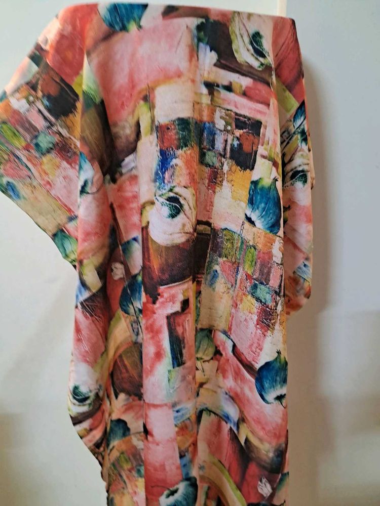 Abstract Print Stole