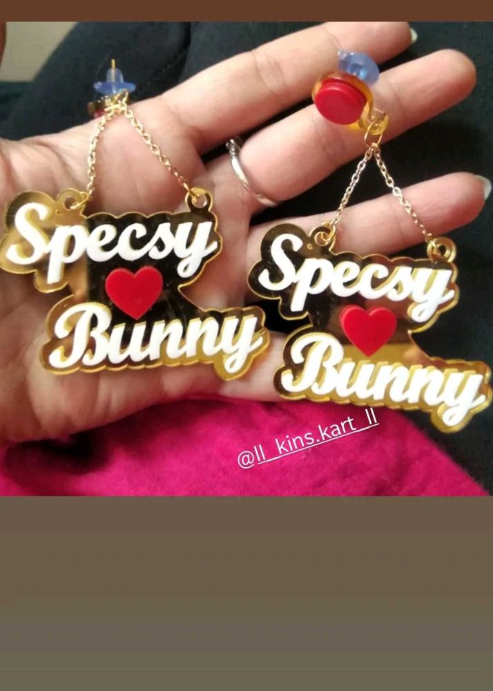 Customise Acrylic Jwellery