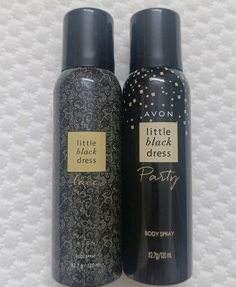 Avon Combo Little Black Dress Body Spray